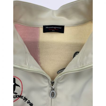  Munsingwear マンシングウェア ゴルフウェア レディース ノースリーブ サイズLL LG5058 アイボリー