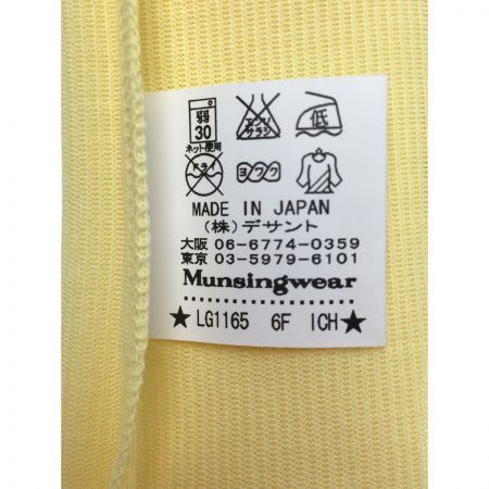  Munsingwear マンシングウェア ゴルフウェア レディース 長袖 サイズLL LG1165 Y906 イエロー