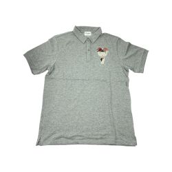 ▽▽ picone club ゴルフウェア レディース 半袖 サイズ48 C969302 ライトグレー Aランク