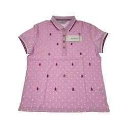 ▽▽ Munsingwear マンシングウェア ゴルフウェア レディース 半袖 サイズLL SL1529 W813 ピンク Sランク