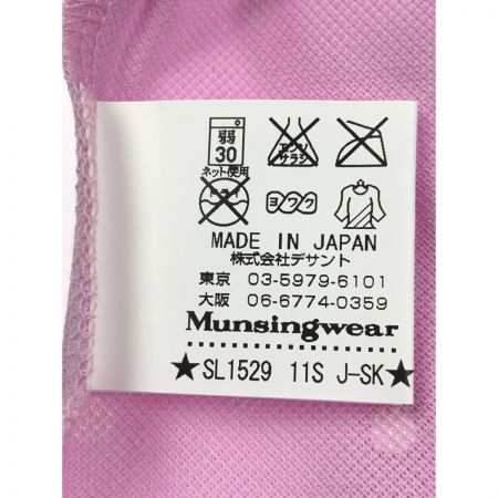  Munsingwear マンシングウェア ゴルフウェア レディース 半袖 サイズLL SL1529 W813 ピンク