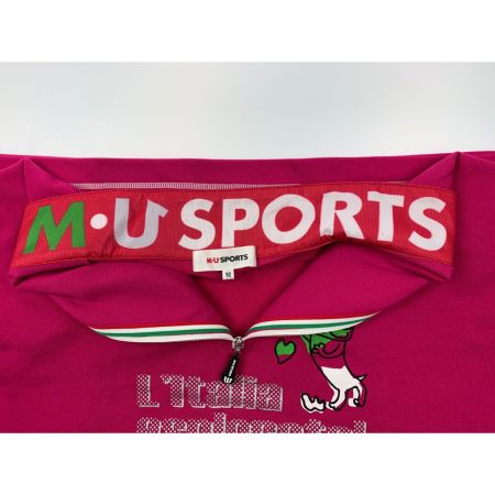  M・U SPORTS ゴルフウェア レディース 半袖 サイズ52 700R1470 ショッキングピンク