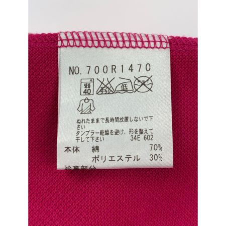  M・U SPORTS ゴルフウェア レディース 半袖 サイズ52 700R1470 ショッキングピンク