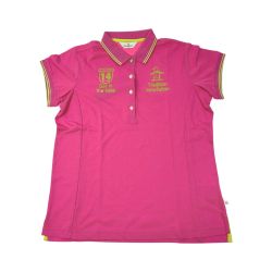 ▽▽ Munsingwear マンシングウェア ゴルフウェア レディース 半袖 サイズ3L SL1626 W559 ショッキングピンク Sランク