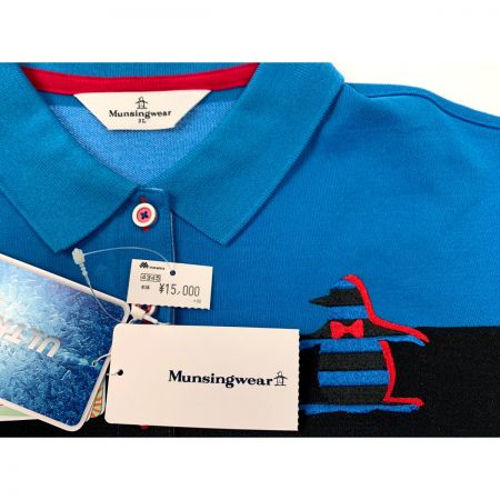  Munsingwear マンシングウェア ゴルフウェア レディース 半袖 サイズ3L SL1702 M468 ブルー