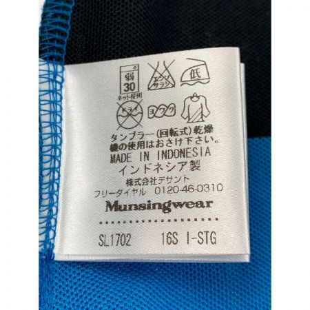  Munsingwear マンシングウェア ゴルフウェア レディース 半袖 サイズ3L SL1702 M468 ブルー