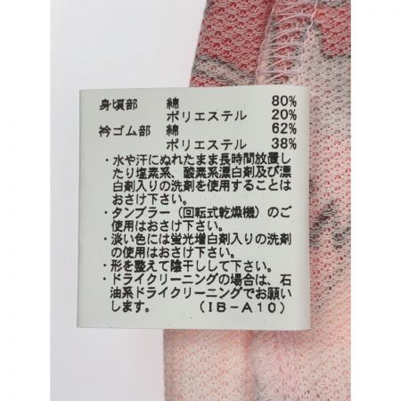  Munsingwear マンシングウェア ゴルフウェア レディース 半袖 サイズLL LG1581 W824 サーモンピンク×レッド