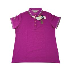 ▽▽ Munsingwear マンシングウェア ゴルフウェア レディース 半袖 サイズLL SL1530 W497 パープル Sランク