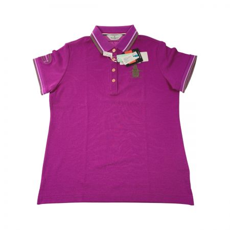  Munsingwear マンシングウェア ゴルフウェア レディース 半袖 サイズLL SL1530 W497 パープル