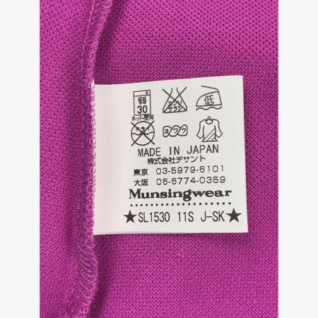  Munsingwear マンシングウェア ゴルフウェア レディース 半袖 サイズLL SL1530 W497 パープル