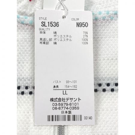  Munsingwear マンシングウェア ゴルフウェア レディース 半袖 サイズLL SL1536 N950 ホワイト