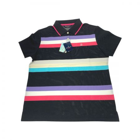  Munsingwear マンシングウェア ゴルフウェア レディース 半袖 サイズLL SL1511 N100 ブラック