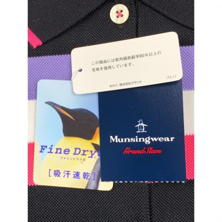  Munsingwear マンシングウェア ゴルフウェア レディース 半袖 サイズLL SL1511 N100 ブラック