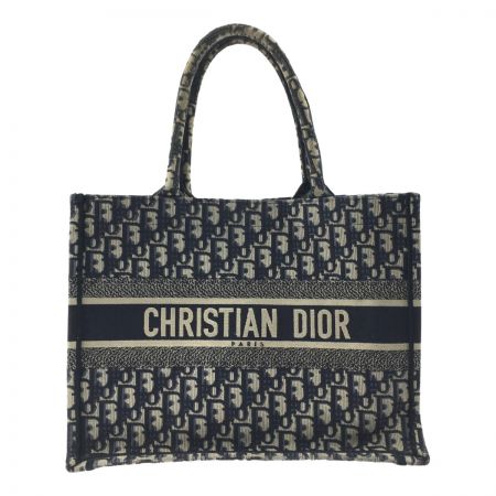  Christian Dior クリスチャンディオール オブリーク ブックトート ネイビー