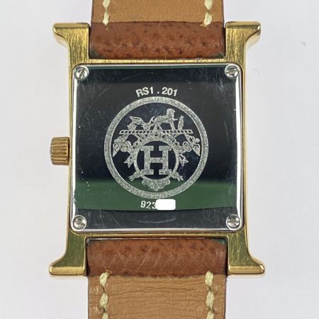  HERMES エルメス Hウォッチ クォーツ RS1.201
