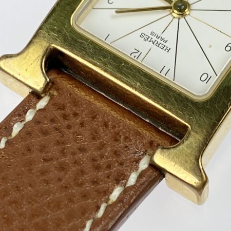  HERMES エルメス Hウォッチ クォーツ RS1.201