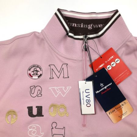  Munsingwear マンシングウェア 春物 ブランド SIZE LL レディース 無地  LG1096 W805 ライトピンク