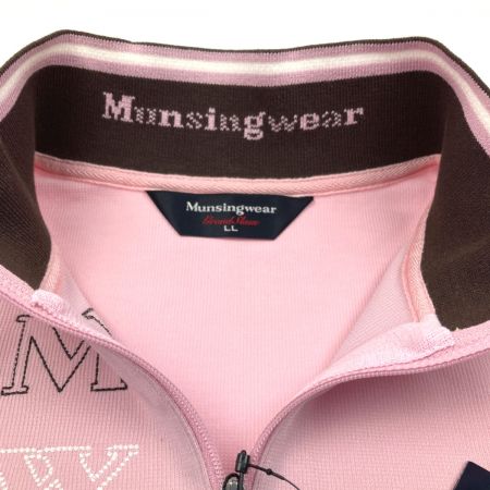  Munsingwear マンシングウェア 春物 ブランド SIZE LL レディース 無地  LG1096 W805 ライトピンク