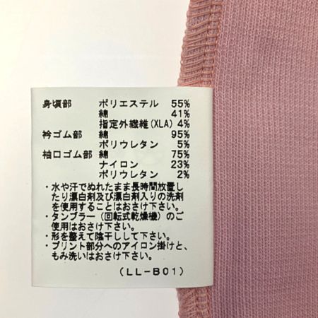  Munsingwear マンシングウェア 春物 ブランド SIZE LL レディース 無地  LG1096 W805 ライトピンク