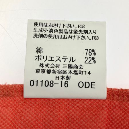  BURBERRY GOLF  春物 長袖 SIZE LL チェック BGV40-769-83 サーモンピンク