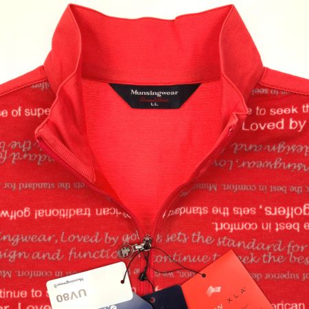  Munsingwear マンシングウェア 夏物 ブランド SIZE LL  LG1641 R519 LG1641 R519 レッド
