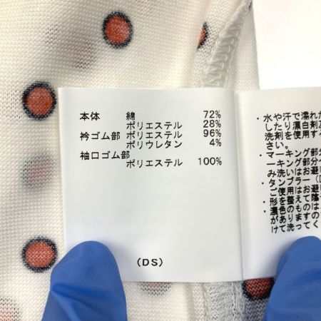  Munsingwear マンシングウェア  夏物 ブランド SIZE LL  XSL1513 N950 ホワイト×オレンジ