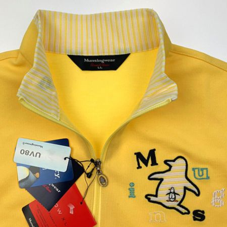  Munsingwear マンシングウェア  春物  SIZE LL レディース 無地 LG1127 Y907 イエロー