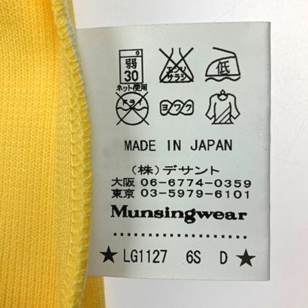  Munsingwear マンシングウェア  春物  SIZE LL レディース 無地 LG1127 Y907 イエロー
