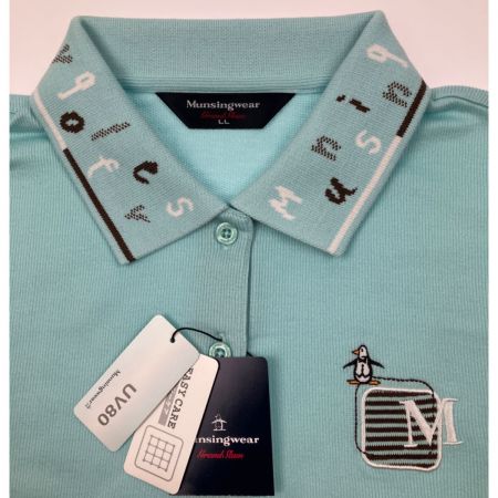  Munsingwear マンシングウェア  レディース 長袖 サイズLL LG1174 E834 ミント