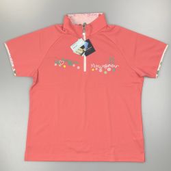▽▽ Munsingwear マンシングウェア レディース ゴルフウェア  SIZE LL  SL1506 R588 サーモンピンク Aランク