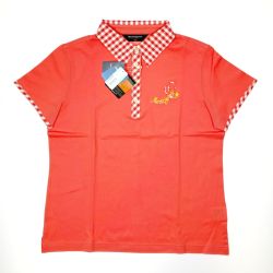 ▽▽ Munsingwear マンシングウェア ゴルフウェア　レディース　SIZE LL SL1518 R588 サーモンピンク Aランク