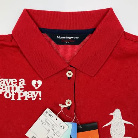  Munsingwear マンシングウェア レディース　ゴルフウェア　SIZE LL SL1507 R379 レッド