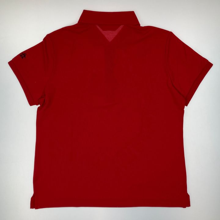 6149⑦マルマン MARUMAN ポピーレッド LL シャツ ゴルフ 半袖 PING（ピン） ゴルフウェア 半袖シャツ 秋 冬 ドットメッシュ総柄半袖