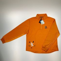 ▽▽ Munsingwear マンシングウェア レディース　ゴルフウェア SIZE LL　長袖　 XLG1038 A709 オレンジ Aランク