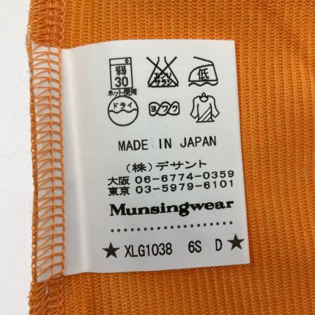  Munsingwear マンシングウェア レディース　ゴルフウェア SIZE LL　長袖　 XLG1038 A709 オレンジ