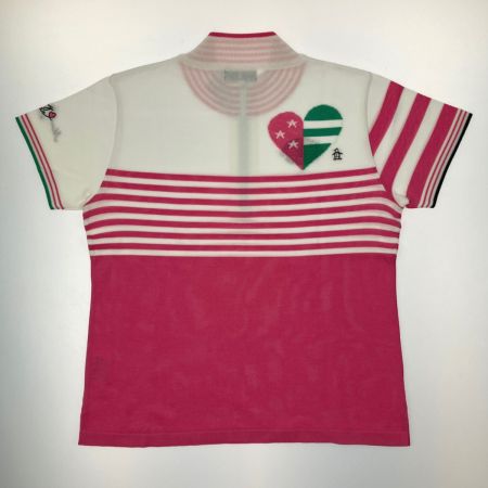 Munsingwear マンシングウェア ゴルフウェア　レディース　SIZE LL LG2926 W618 ホワイト×ピンク