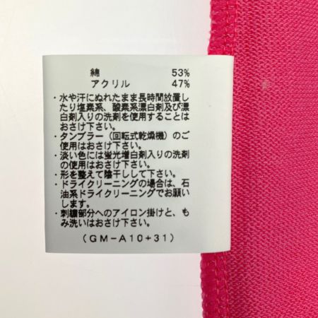  Munsingwear マンシングウェア ゴルフウェア　レディース　SIZE LL LG2926 W618 ホワイト×ピンク