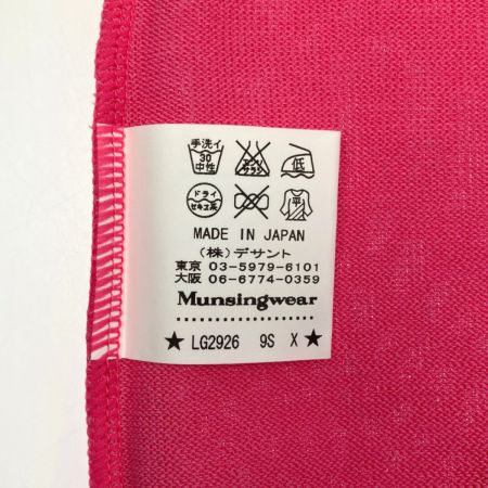  Munsingwear マンシングウェア ゴルフウェア　レディース　SIZE LL LG2926 W618 ホワイト×ピンク