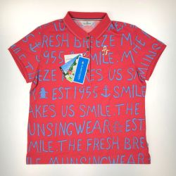 ▽▽ Munsingwear マンシングウェア レディース　ゴルフウェア　SIZE 3L SL1664 R428 レッド系 Aランク