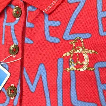  Munsingwear マンシングウェア レディース　ゴルフウェア　SIZE 3L SL1664 R428 レッド系