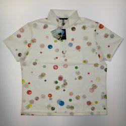 ▽▽ Munsingwear マンシングウェア レディース  ゴルフウェア  SIZE LL  LG1647 XN20 オフホワイト Aランク