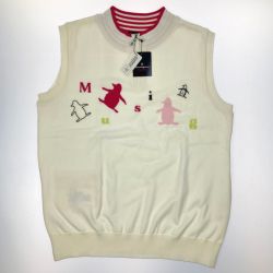 ▽▽ Munsingwear マンシングウェア レディース　ゴルフウェア　SIZE LL　  LG5044 N921 アイボリー Aランク