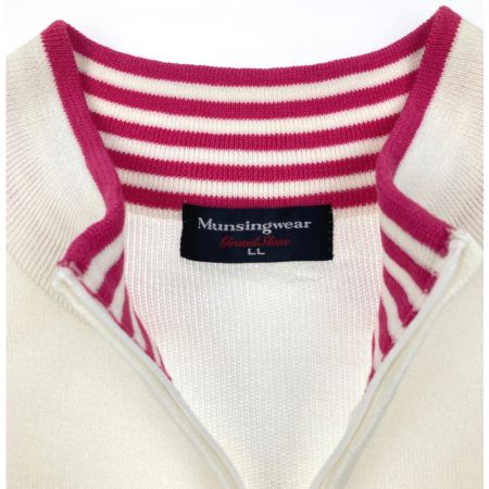  Munsingwear マンシングウェア レディース　ゴルフウェア　SIZE LL　  LG5044 N921 アイボリー