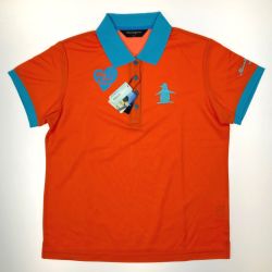 ▽▽ Munsingwear マンシングウェア レディース　ゴルフウェア　SIZE LL LG1672 A589 オレンジ Aランク