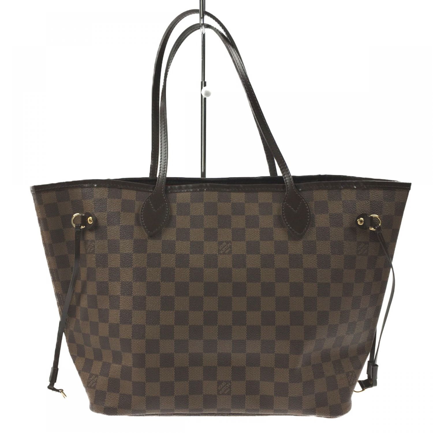 中古】 LOUIS VUITTON ルイヴィトン ダミエ ネヴァーフルＭＭ トート ...