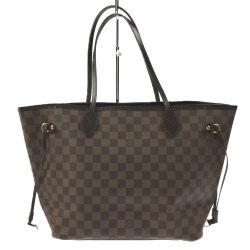 ▽▽ LOUIS VUITTON ルイヴィトン ダミエ ネヴァーフルＭＭ トートバッグ N51105 エベヌ Aランク