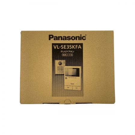  Panasonic パナソニック テレビドアホン 電源コード式  VL-SE35KFA 開封未使用品