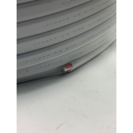  住電日立ケーブル EM 600V EEF/F ポリエチレンシースケーブル 3×2.0mm 100m巻 灰