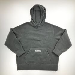 ▽▽ Supreme シュプリーム 21AW Polartec Hooded Sweatshirt ポーラテック フリース フーディ パーカー S Bランク