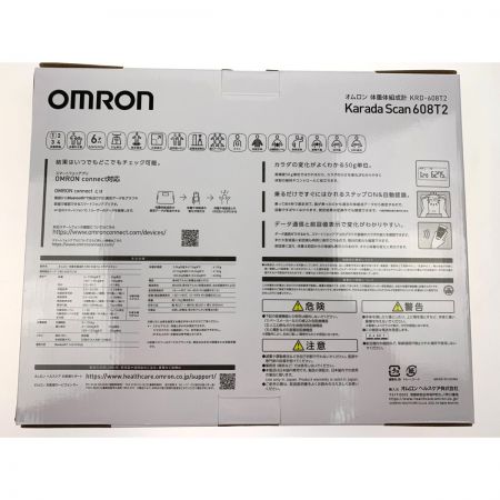  OMRON オムロン 体重体組成計 カラダスキャン KRD-608T2-W ホワイト Sランク